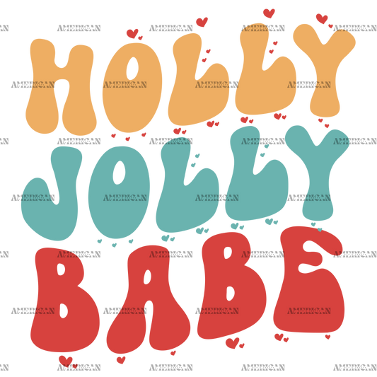 Holly Jolly Babe-4 DTF Transfer