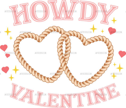 Howdy Valentinne-1 DTF Transfer