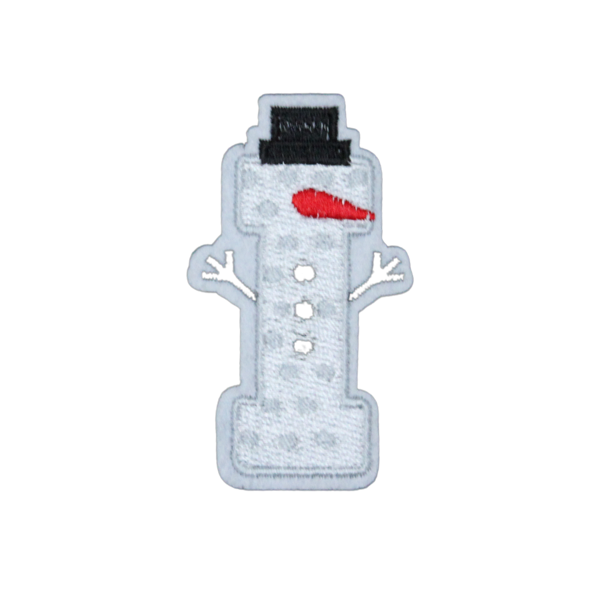 Christmas 2.5" Embroidery Letter Varsity
