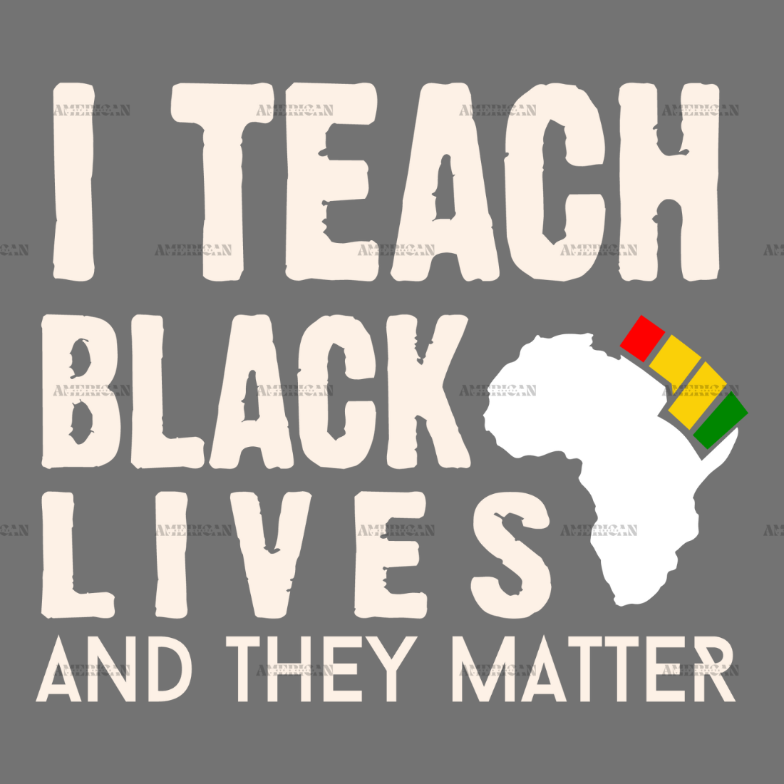 I Teach Black Lives And They Matter DTF Transfer