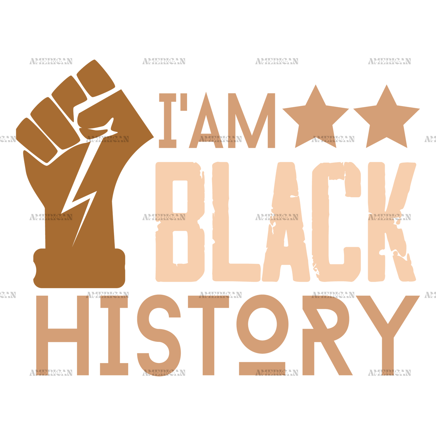 I am Black History-8 DTF Transfer