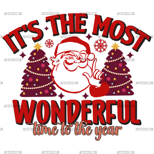 Its The Most Wonderful Time Of The Year-3 DTF Transfer