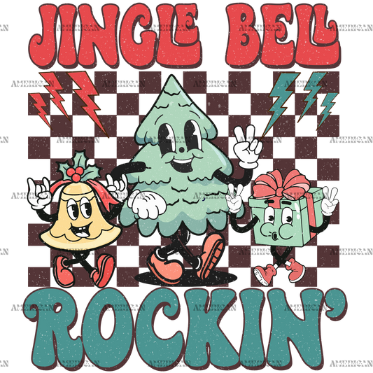 Jingle Bell Rockin-3 DTF Transfer