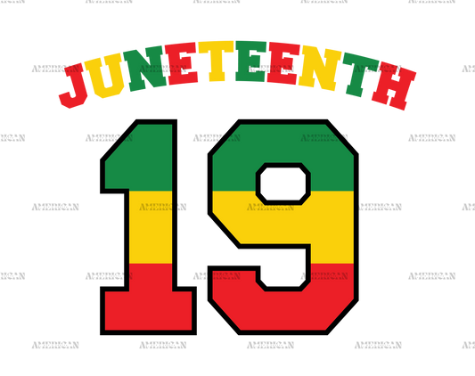 Juneteenth 19 DTF Transfer