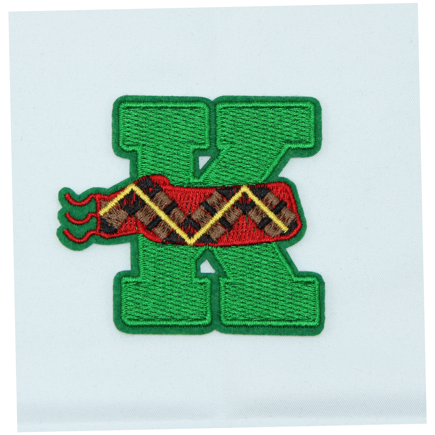 Christmas 2.5" Embroidery Letter Varsity