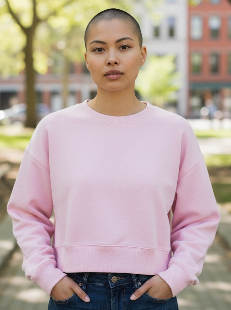 Women’s Crop Top Sweatshirts By American & Co