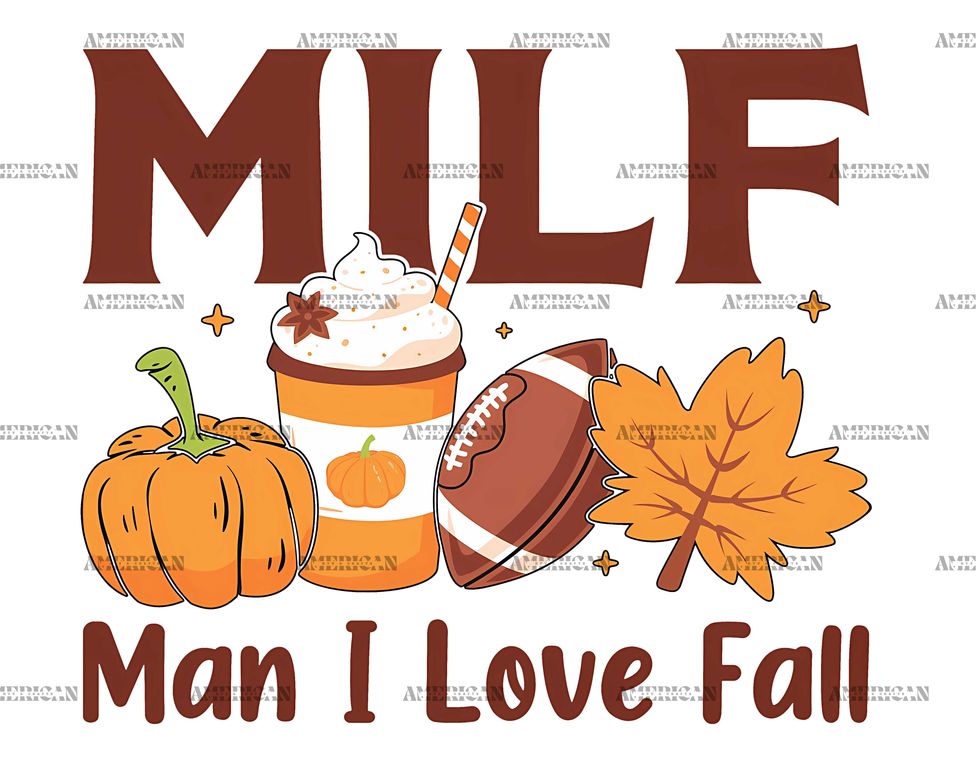 Man I Love Fall-1 DTF Transfer