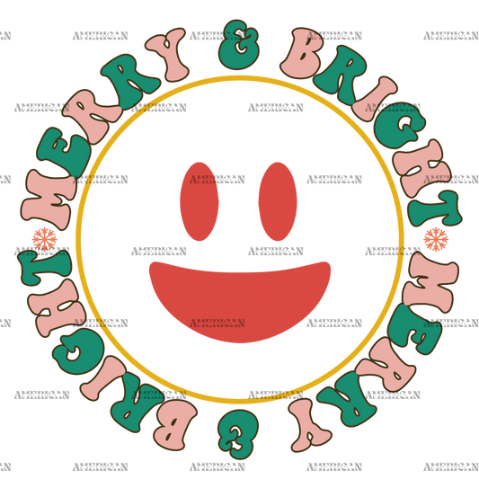 Merry And Bright-13 DTF Transfer