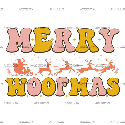 Merry Woofma-2 DTF Transfer