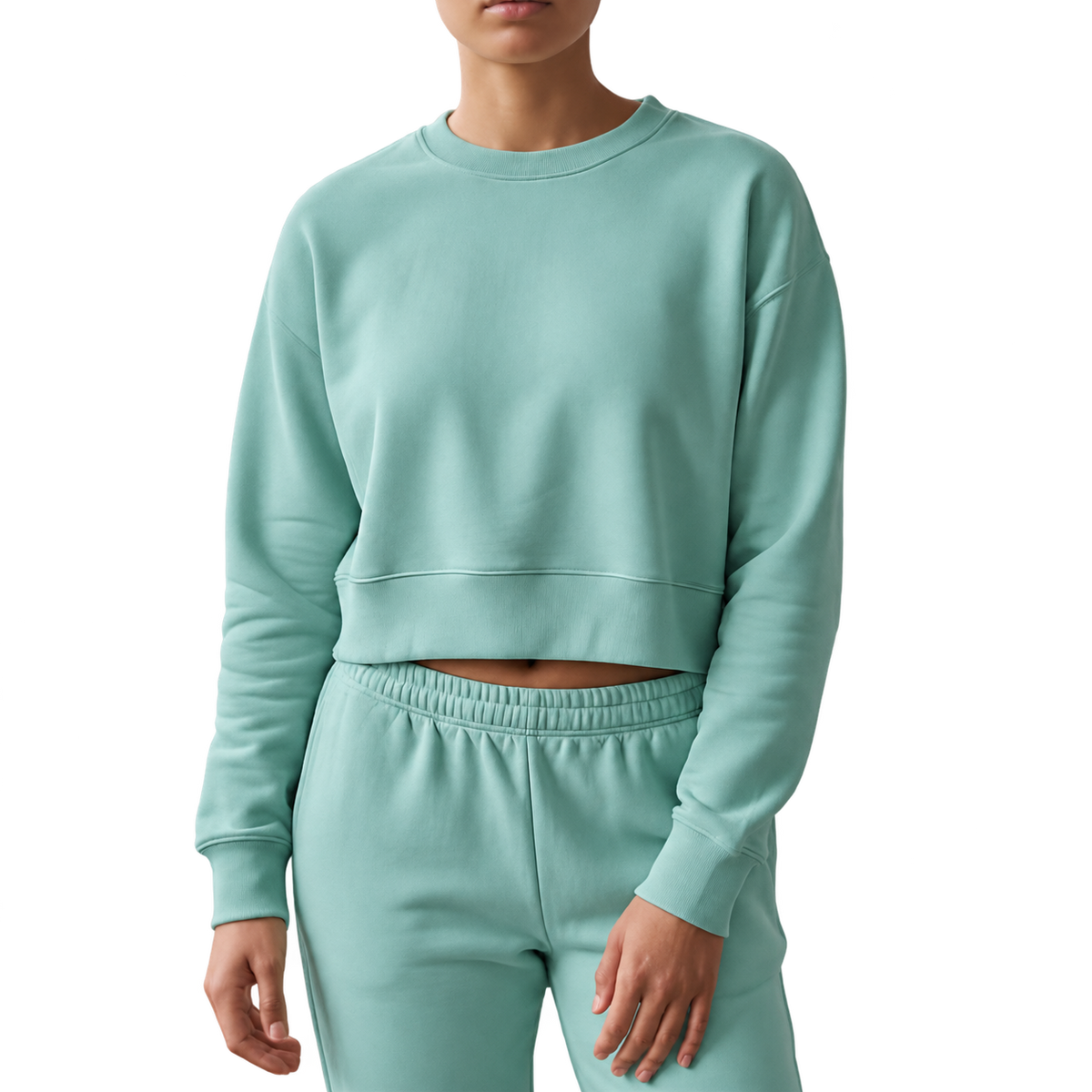 American & Company Women’s Crop Top Sweatshirts