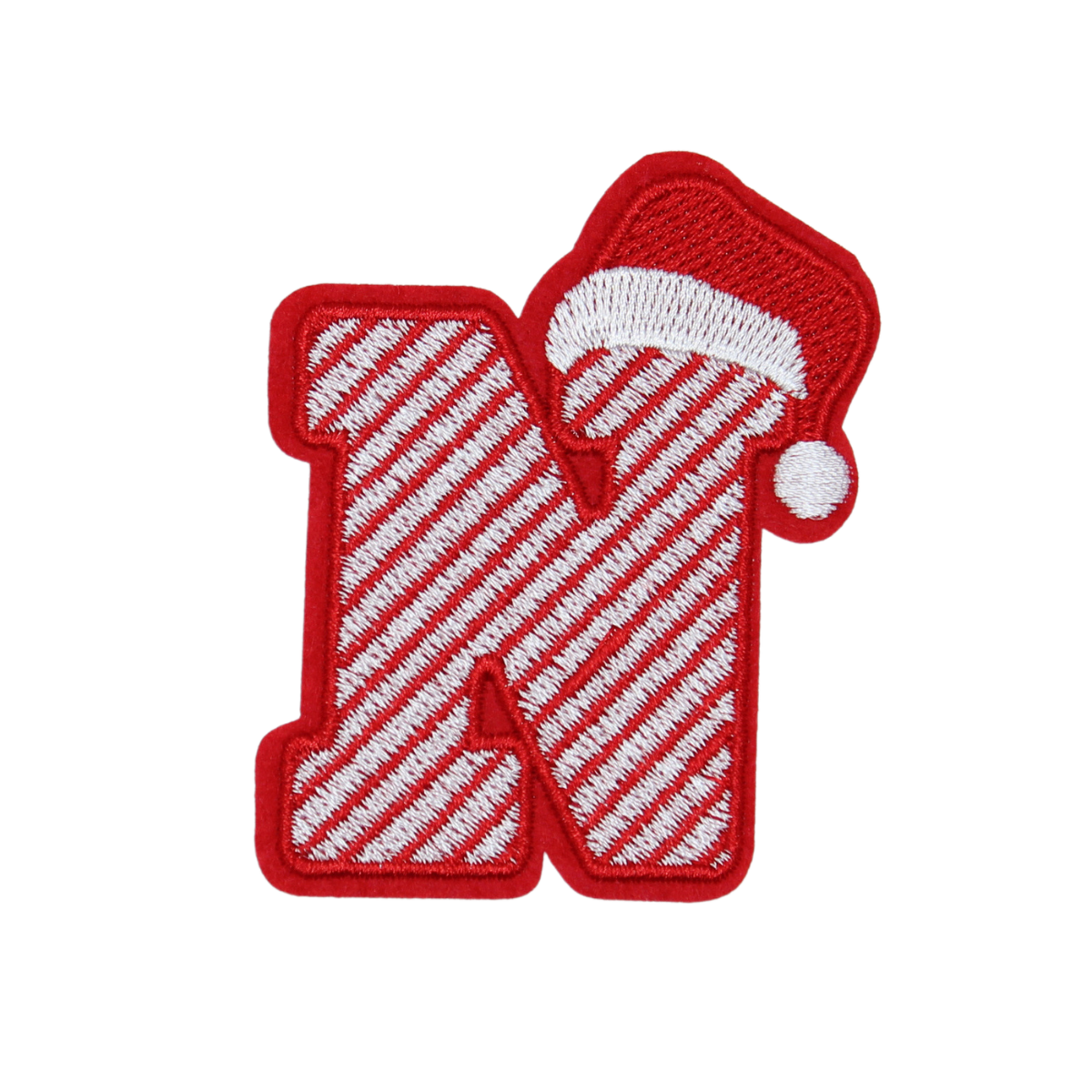 Christmas 2.5" Embroidery Letter Varsity