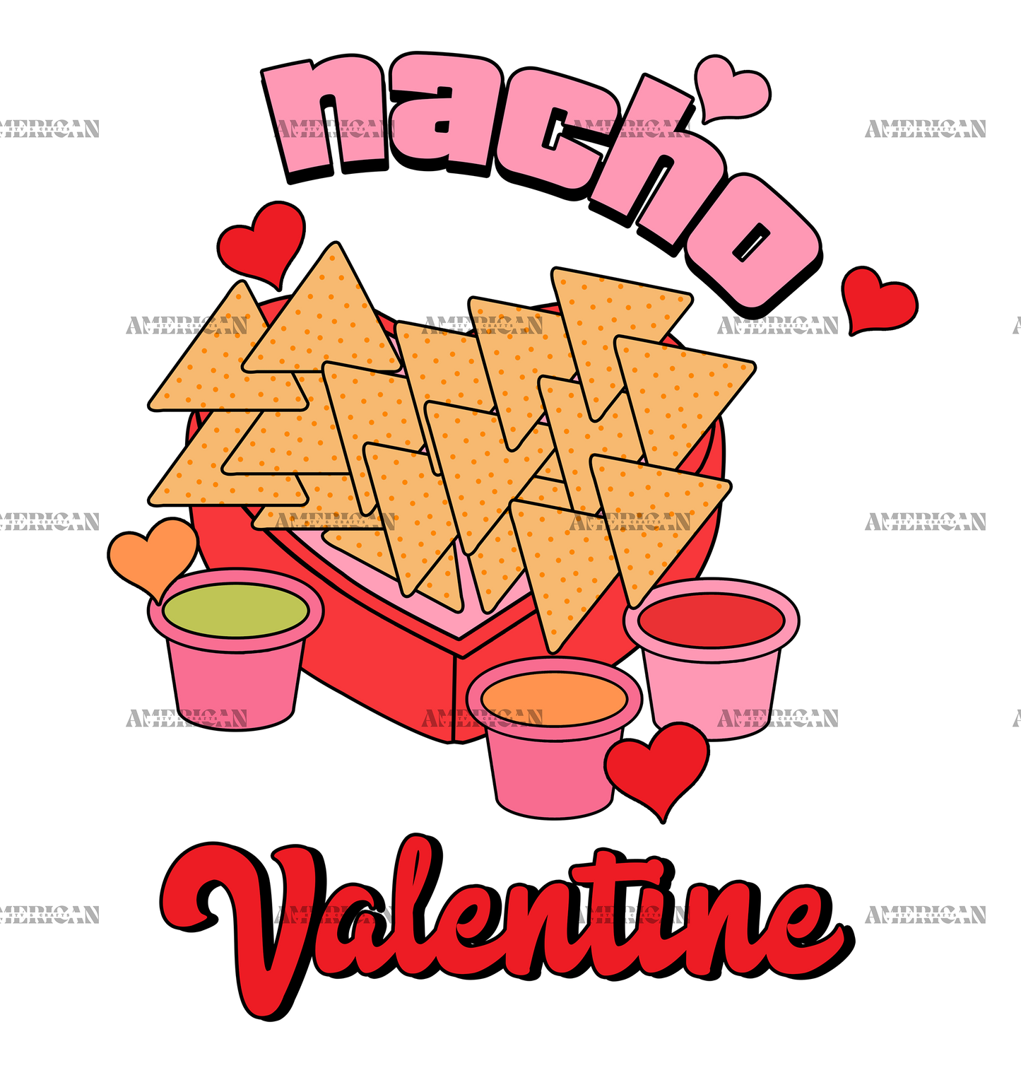 Nacho Valentine-2 DTF Transfer