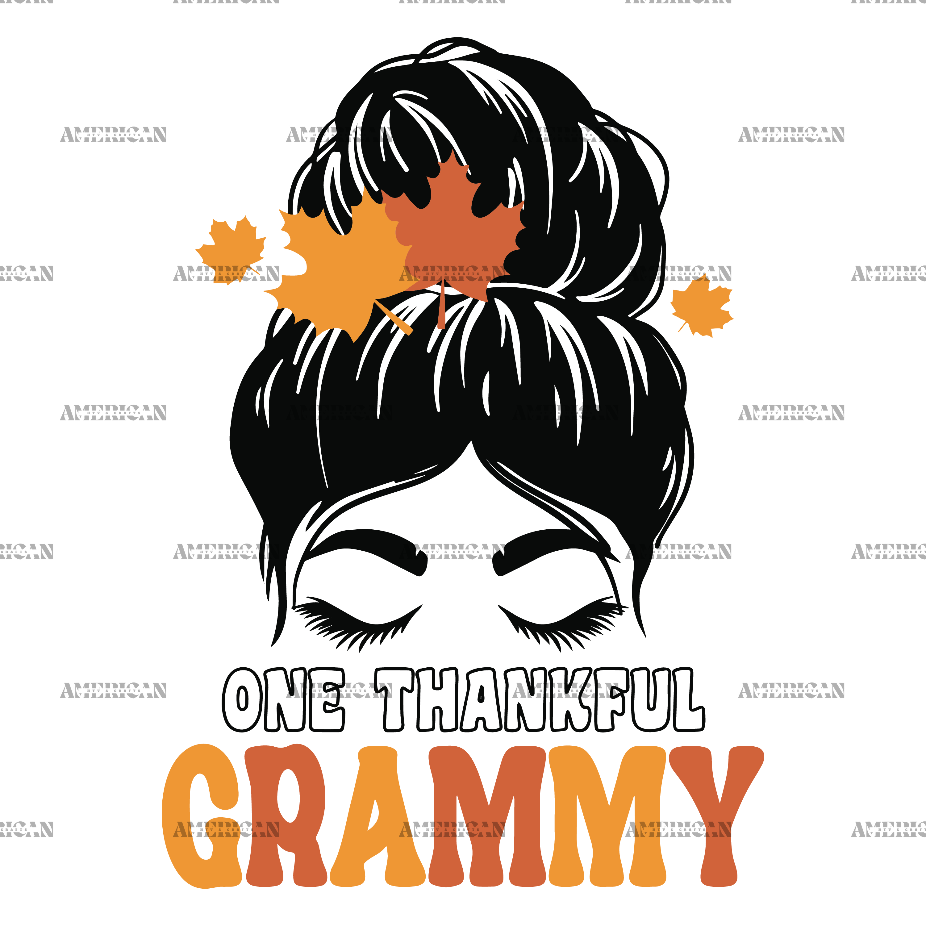 One Thankful Grammy Fall DTF Transfer