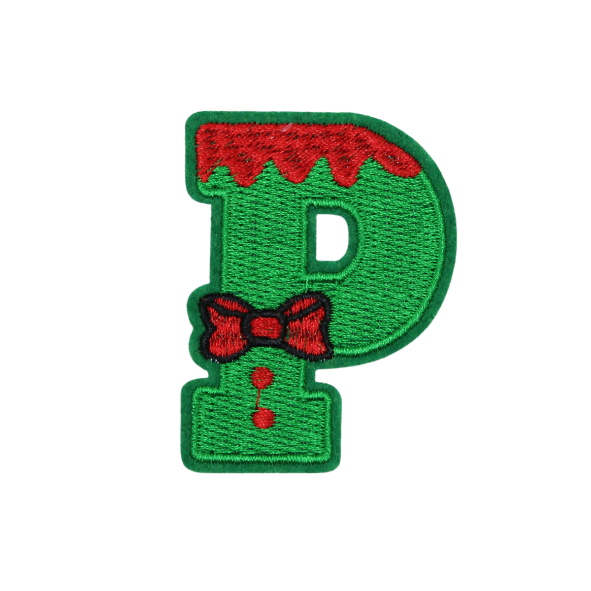 Christmas 2.5" Embroidery Letter Varsity