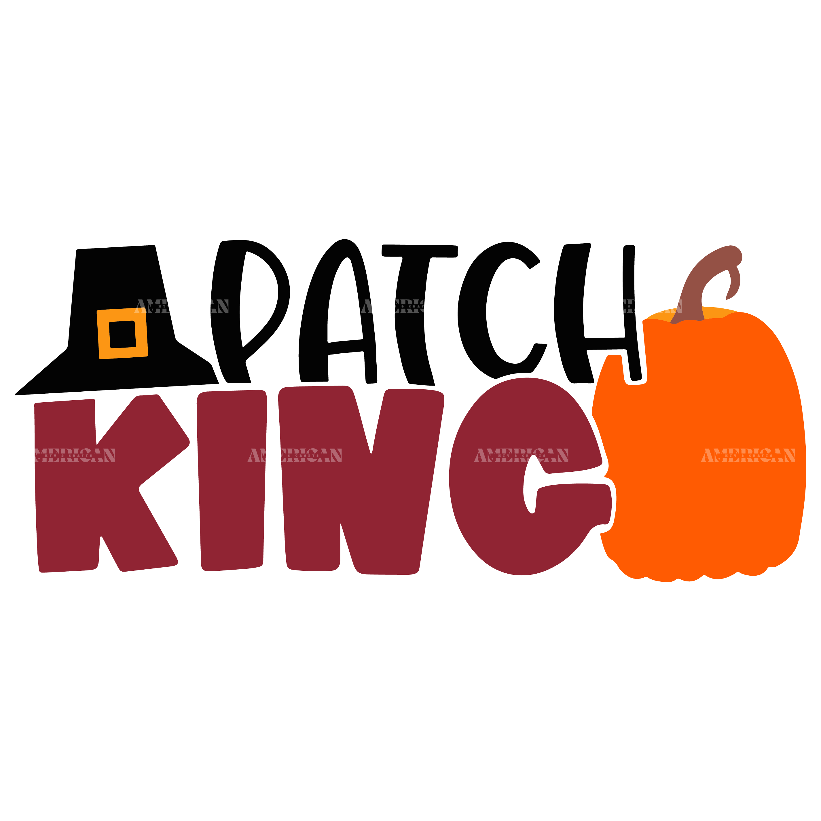 Patch King  DTF Transfer