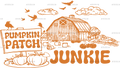 Pumpkin Patch Junkie DTF Transfer