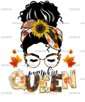 Pumpkin Queen DTF Transfer