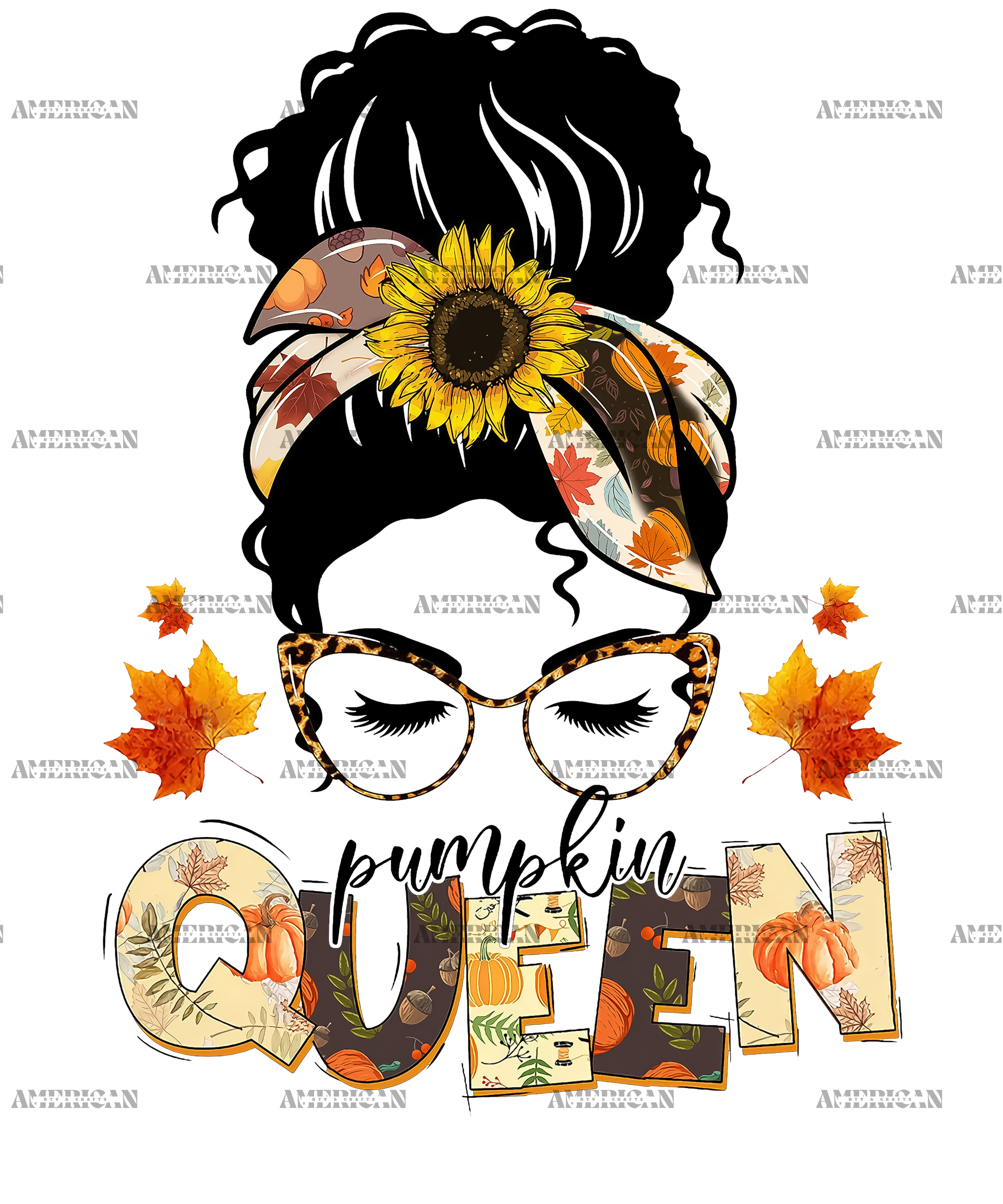 Pumpkin Queen DTF Transfer