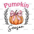 Pumpkin Season-7 DTF Transfer