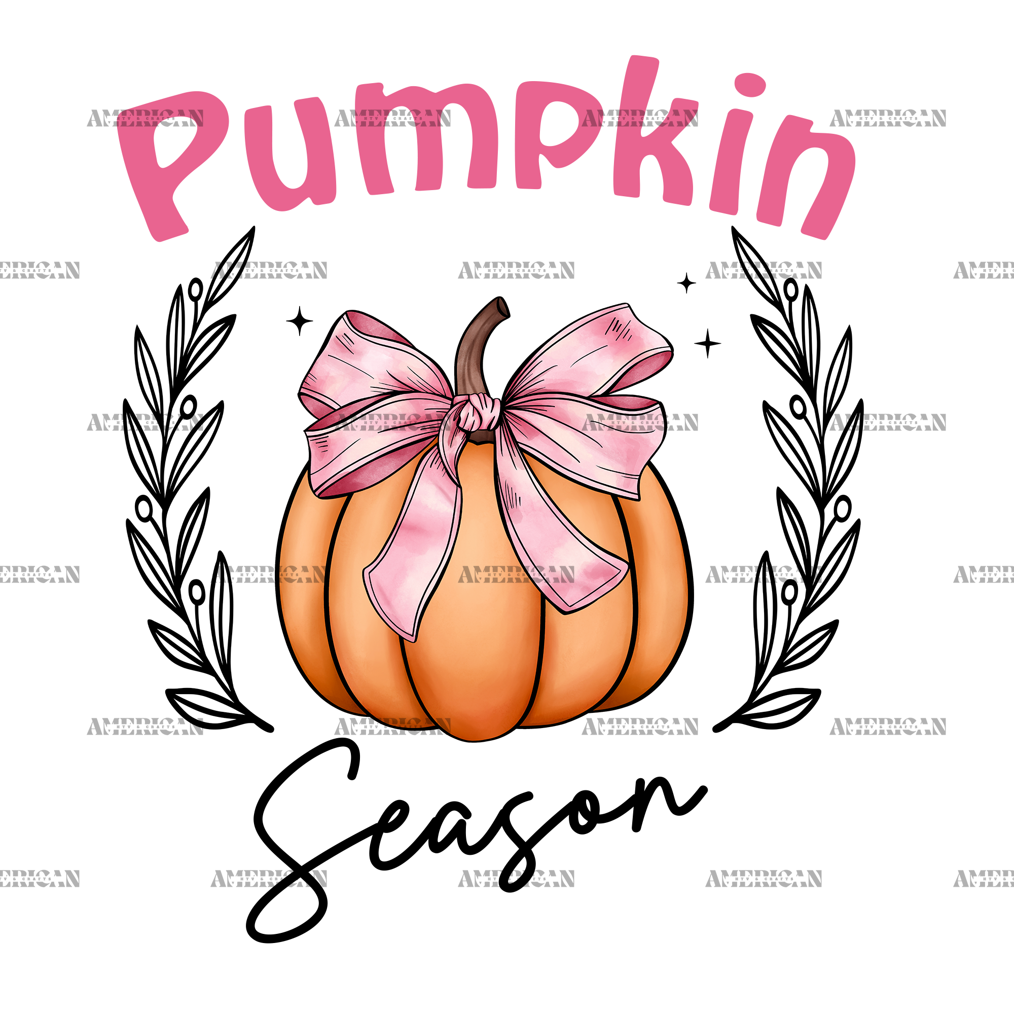 Pumpkin Season-7 DTF Transfer