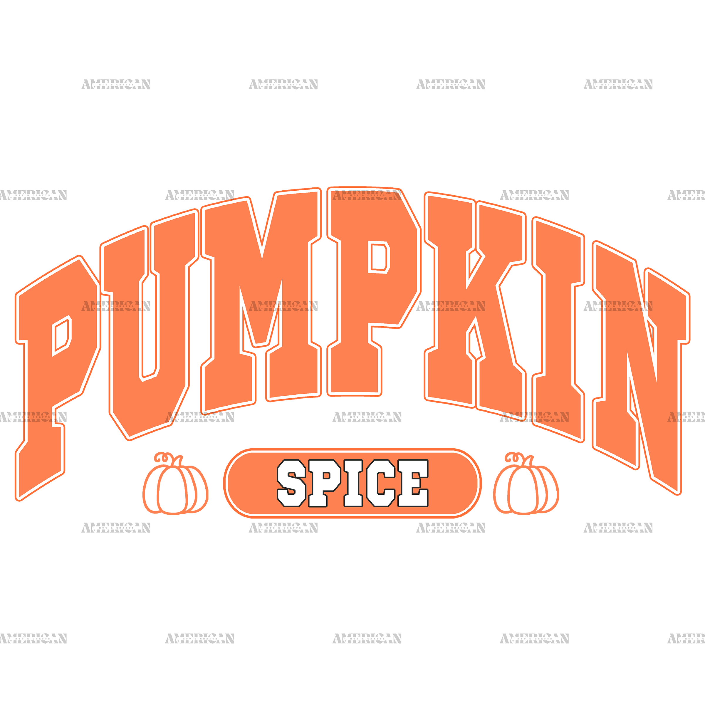 Pumpkin Spice DTF Transfer