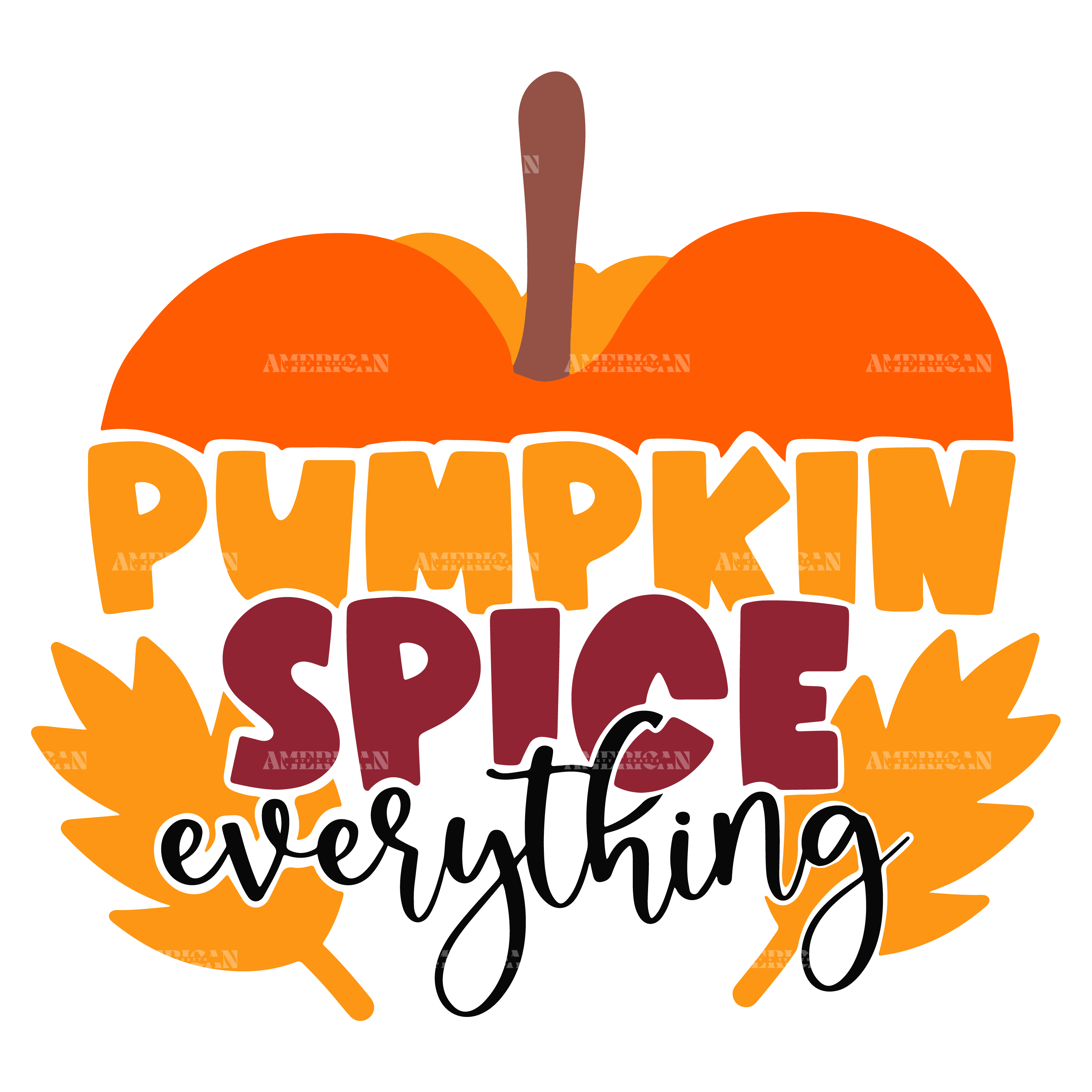 Pumpkin Spice Everything DTF Transfer