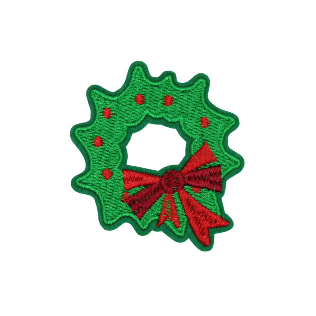 Christmas 2.5" Embroidery Letter Varsity