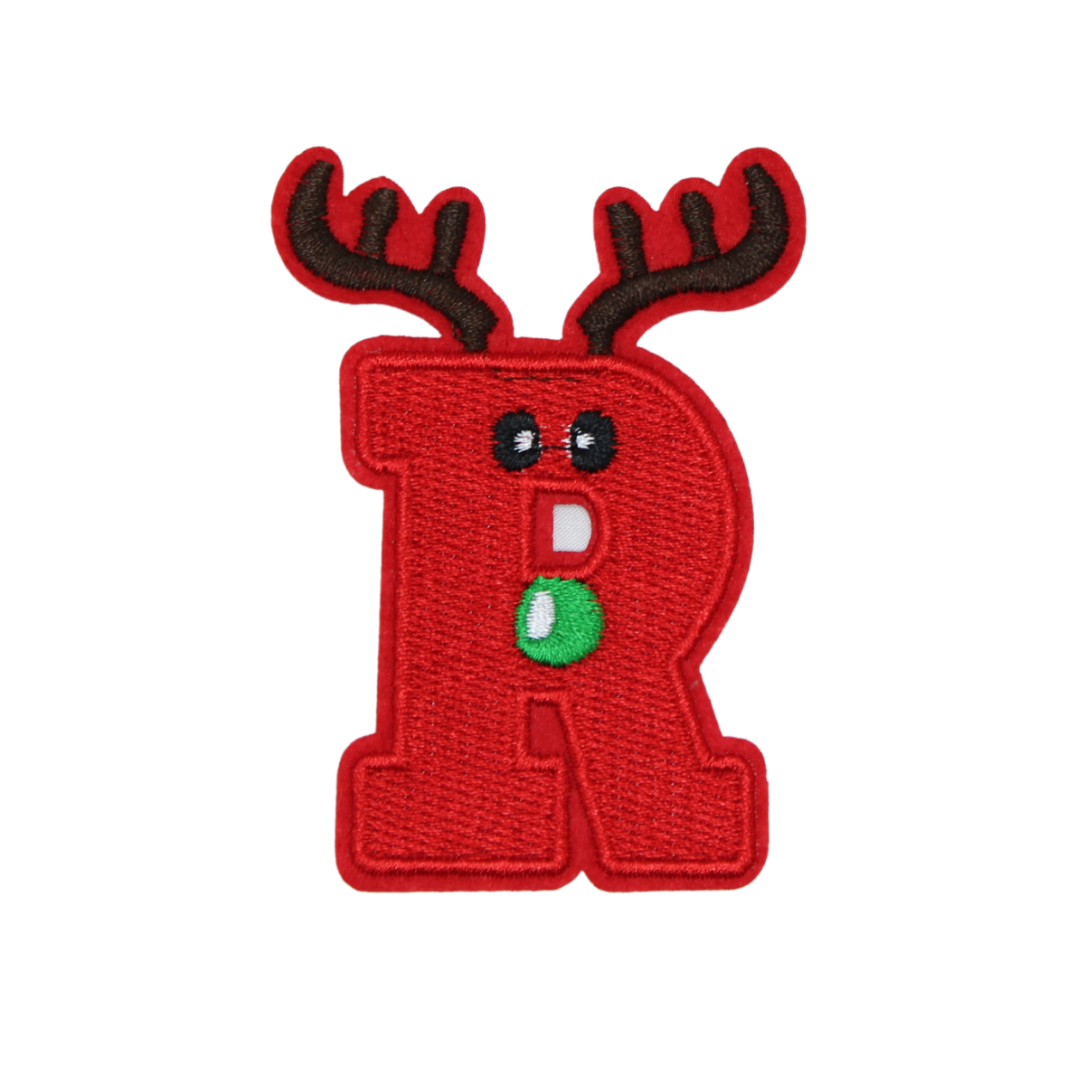 Christmas 2.5" Embroidery Letter Varsity