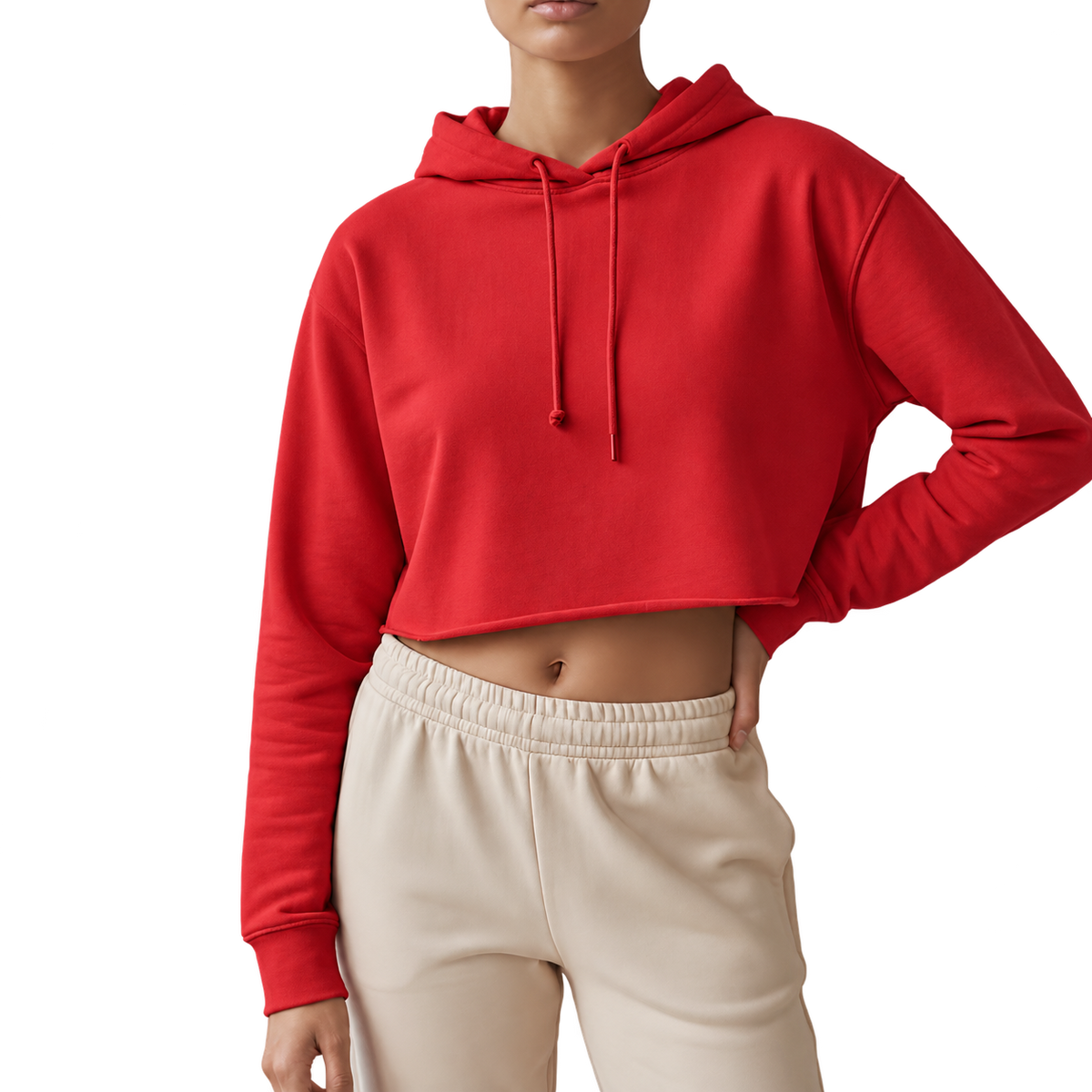American & Company Women’s Crop Top Hoodies