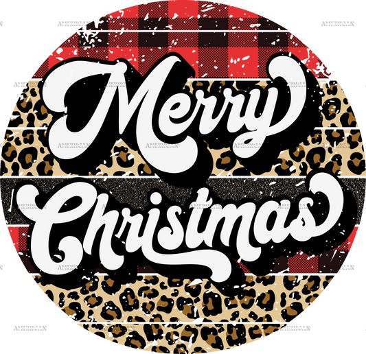 Retro Merry Christmas DTF Transfer