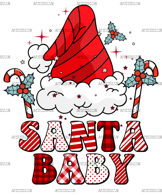 Santa-Baby-1 DTF Transfer