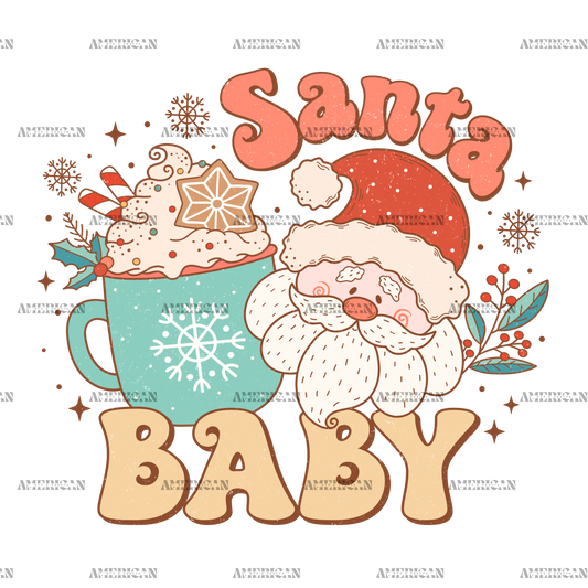 Santa-Baby-9 DTF Transfer