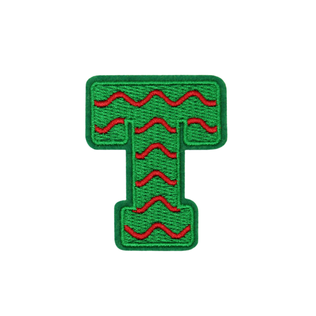 Christmas 2.5" Embroidery Letter Varsity