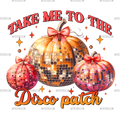 Take Me To The Disco Patch-1 DTF Transfer