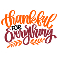 Thankful For Everything DTF Transfer