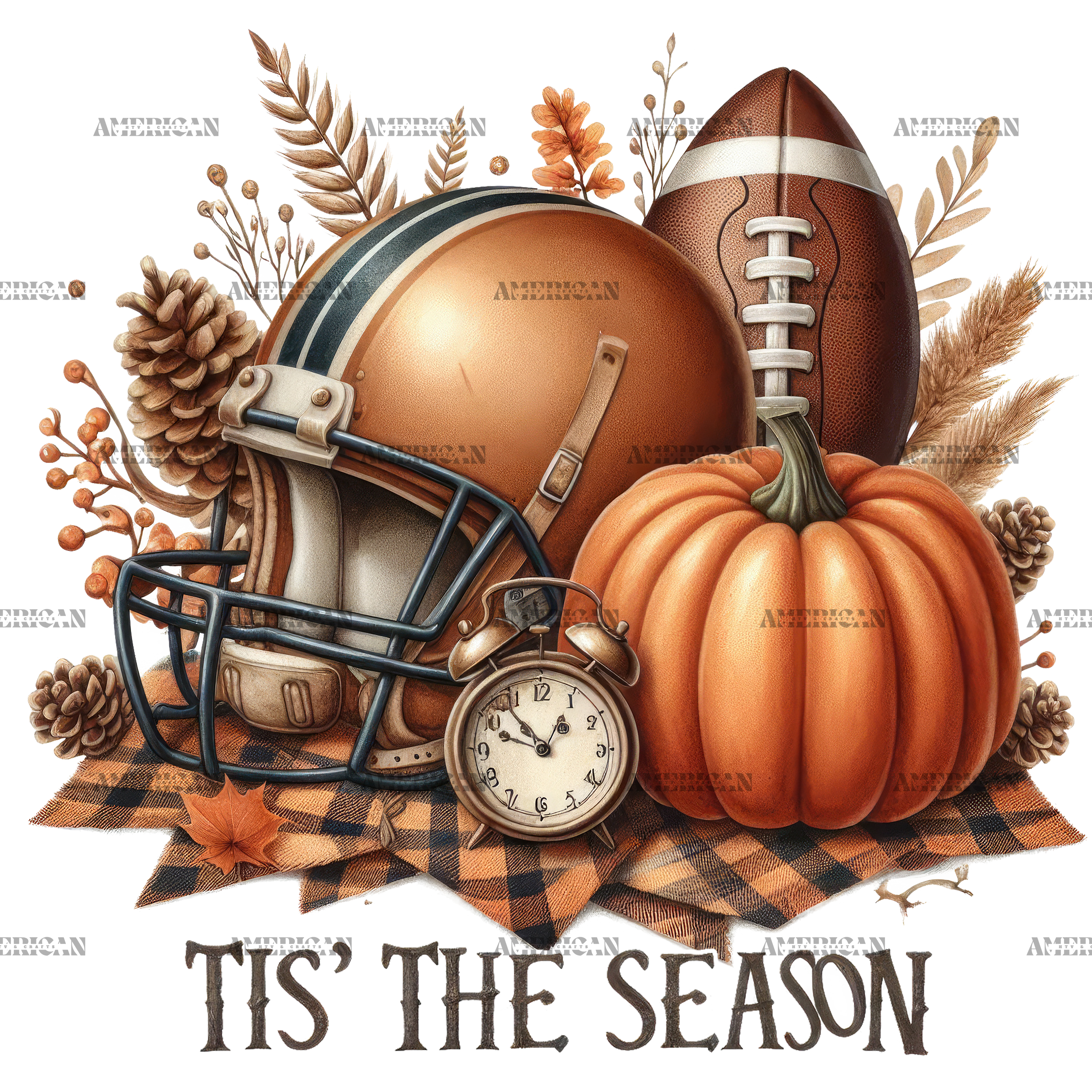 Tis The Season Football Fall-4 DTF Transfer