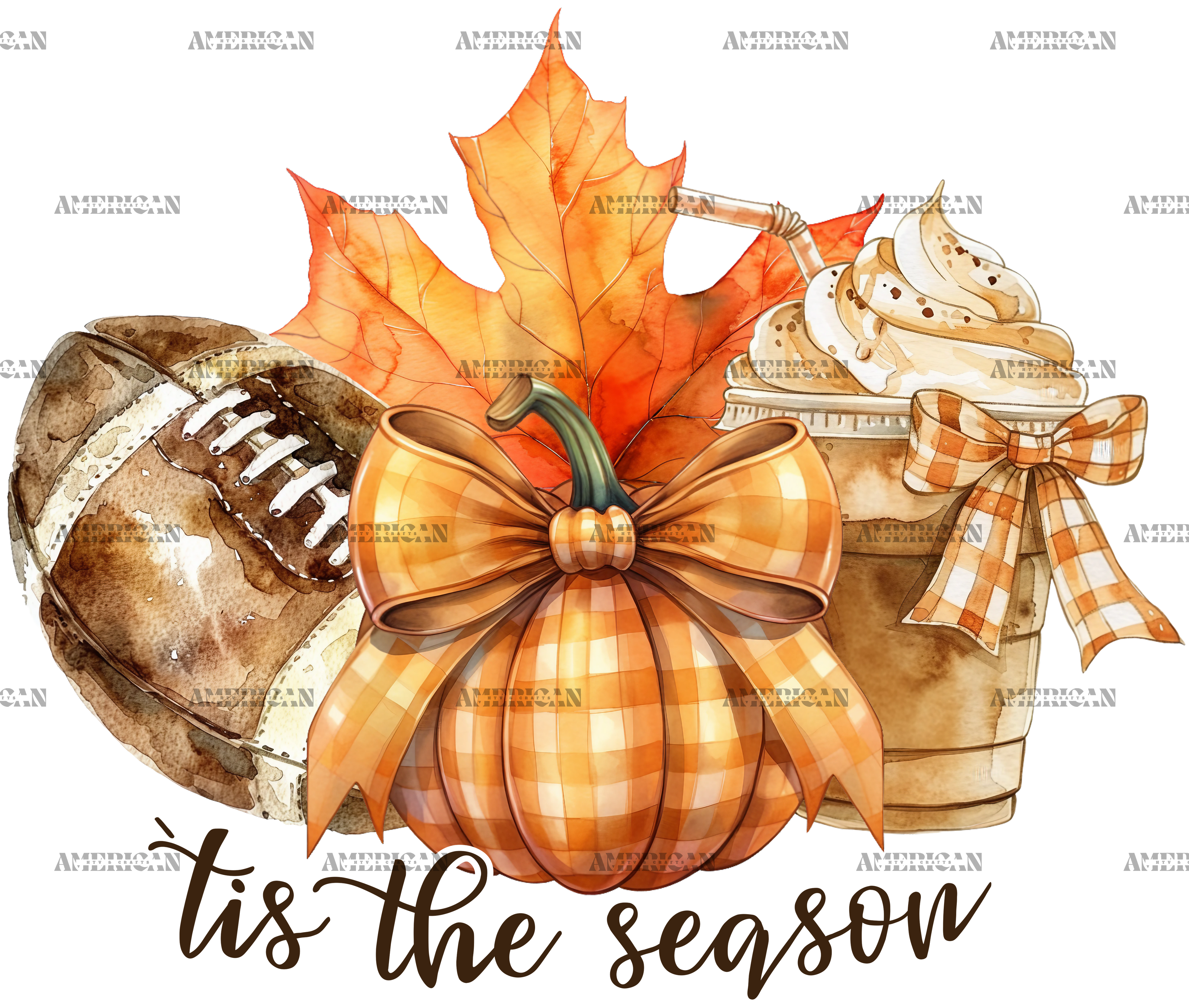 Tis The Season Football Fall-5 DTF Transfer