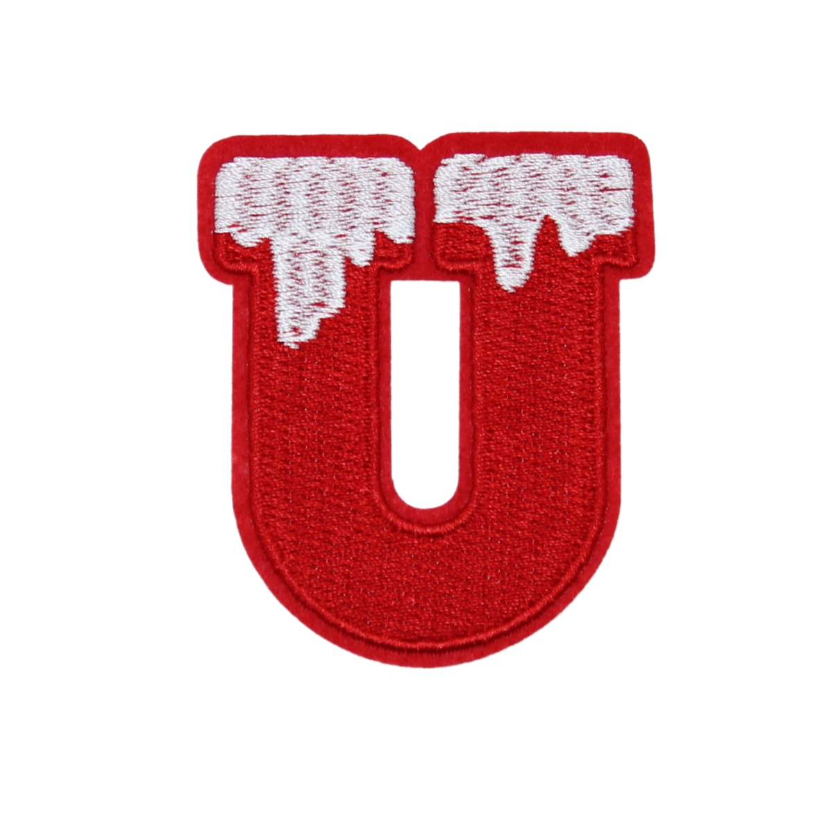 Christmas 2.5" Embroidery Letter Varsity