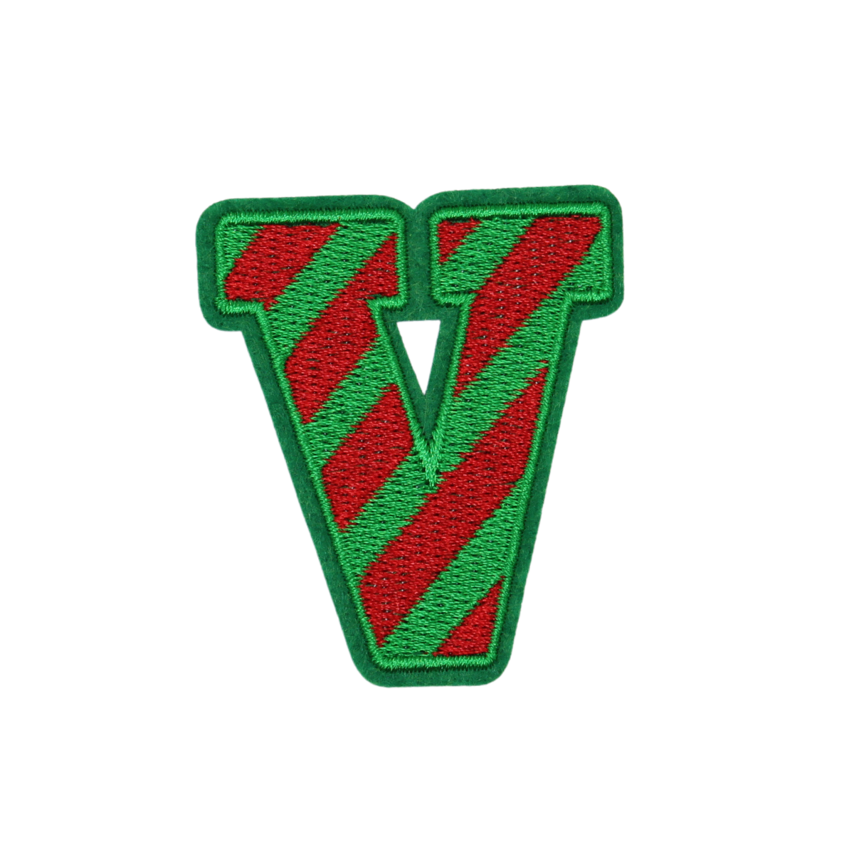 Christmas 2.5" Embroidery Letter Varsity