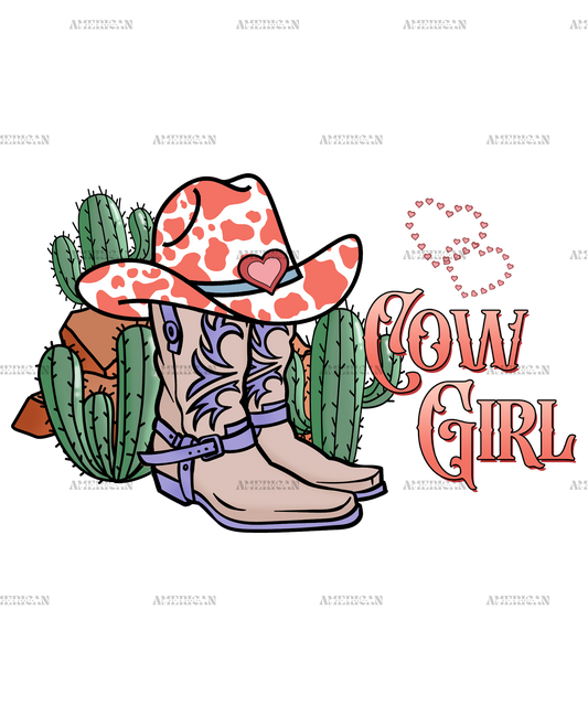 Valentine Cowgirl-4 DTF Transfer