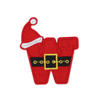 Christmas 2.5" Embroidery Letter Varsity