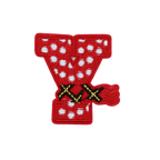 Christmas 2.5" Embroidery Letter Varsity