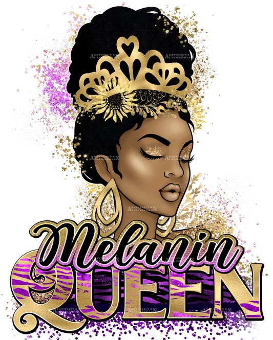 Melanin Queen DTF Transfer