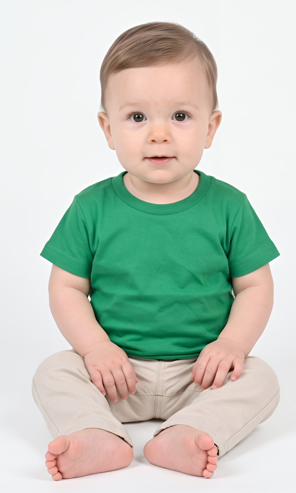 Toddler 100% Cotton T-Shirt in Green