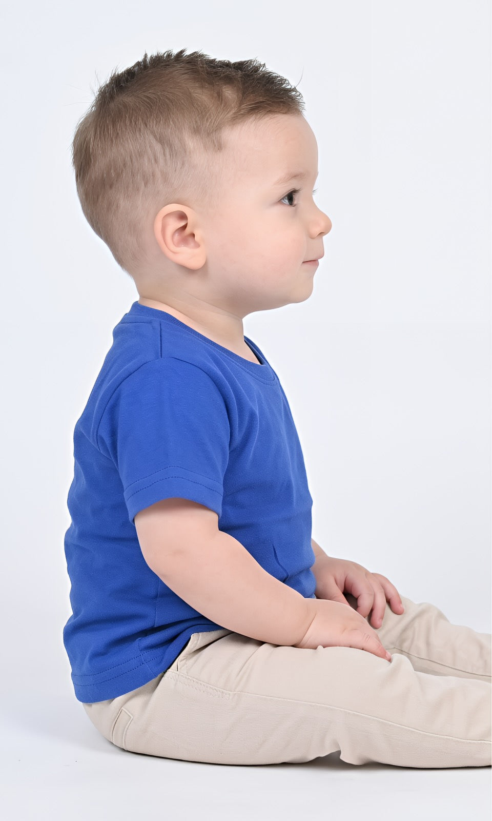Toddler 100% Cotton T-Shirt in Royal Blue