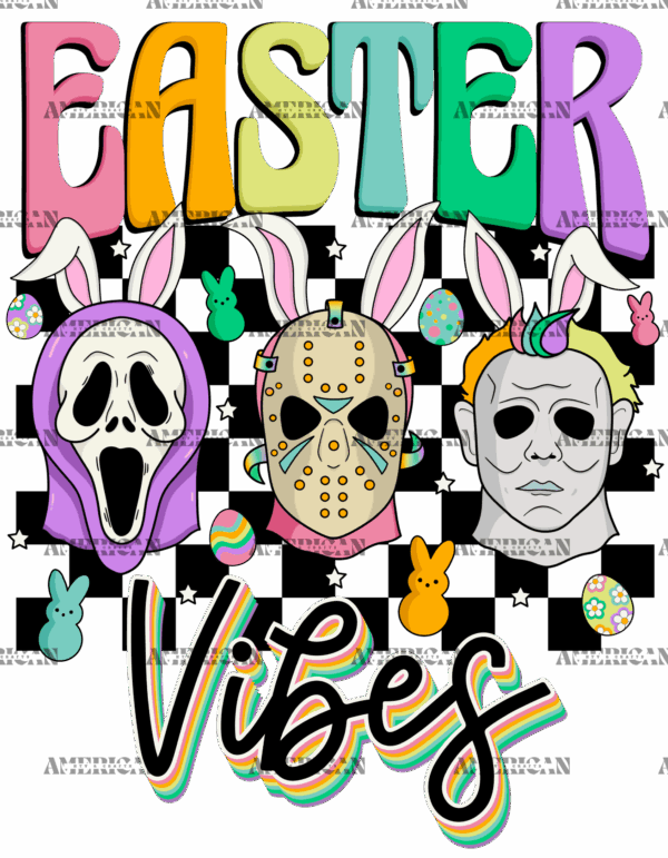 Bad Bunny Easter Vibes DTF Transfer