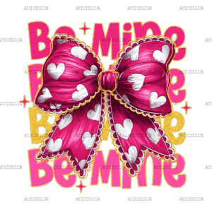 Be Mine Bow-2 DTF Transfer