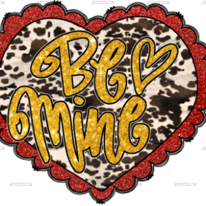 Be Mine Heart-1 DTF Transfer
