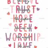 Believe Trust Valentine DTF Transfer