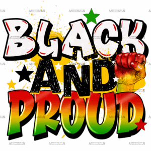 Black And Proud DTF Transfer